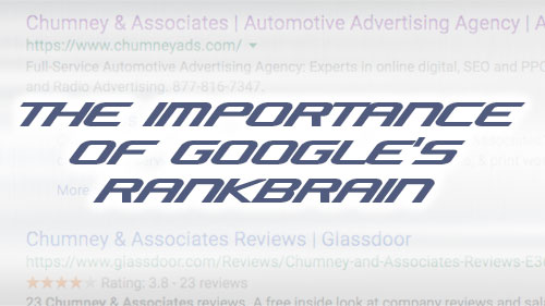 The importance of Google's RankBrain